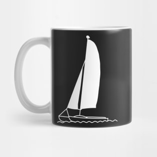 Catamaran on waves Mug